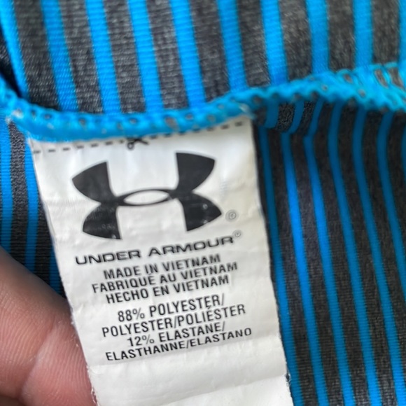 Under Armour Loose Heat Gear Polo large stripe - Picture 7 of 7